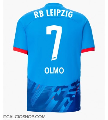 RB Leipzig Dani Olmo #7 Terza Maglia 2023-24 Manica Corta